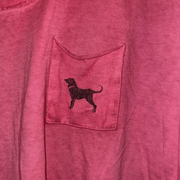 NWT The Black Dog Boyfriend Tee long sleeve, front pocket, relaxed fit cotton - Picture 4 of 12